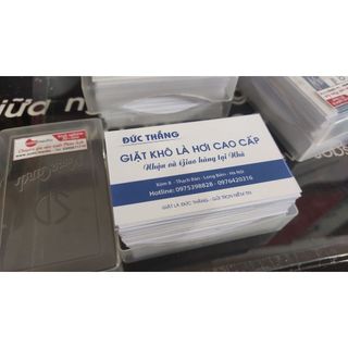 in card vizit theo yêu cầu, có cán màng, tặng hộp đựng Card vizit