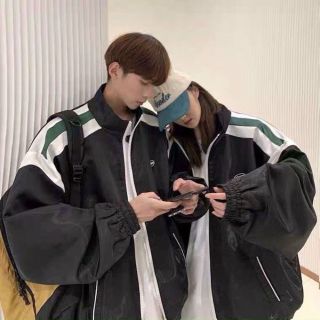 Áo khoác nam unisex cổ đứng vải dù 2 lớp phối màu độc lạ. giá sỉ - giá bán buôn