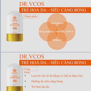 Serum căng bóng trẻ hóa xóa nhăn dr. Vcos