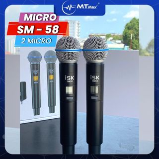 Micro ISK SM58 Không Dây, Phiên Bản 2 Micro