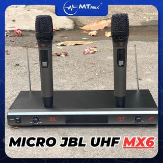 Micro Không Dây JBL MX6 Bắt Sóng Xa, Chống Hú Tốt