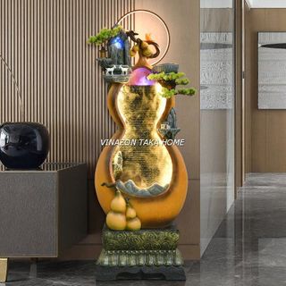 TIỂU CẢNH THÁC NƯỚC PHONG THUỶ TRONG NHÀ NGOÀI TRỜI A3