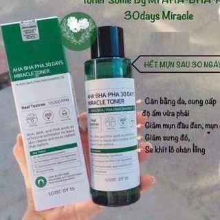 Nước Hoa Hồng AHA-BHA-PHA 30 Days Miracle Toner Some By Mi 150Ml giá sỉ