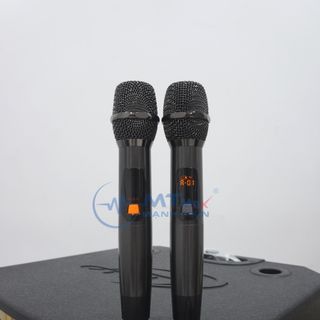 Loa Kéo AT T18 Bass 50cm - Công Suất Lớn kèm 2 Micro Không Dây