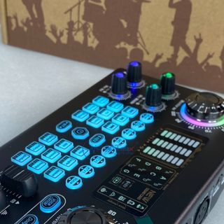 Soundcard C1000 Hiện Đại - Nguồn 48V, Chuyên Thu Âm, Hát Karaoke, Livetream