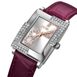 ĐỒNG HỒ NỮ SKMEI DÂY DA SK091