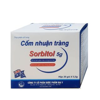 Cốm nhuận tràng Sorbitol giảm khó tiêu phòng ngừa táo bón hộp 200 gói giá sỉ