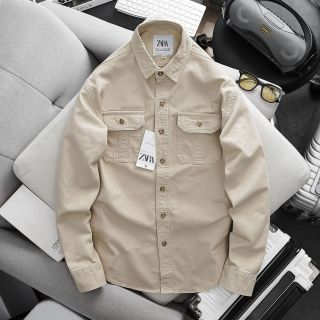 Áo sơ mi nam, áo sơ  mi dài tay nam cao cấp, chất Vải kaki cotton cao cấp, dày dặn, mịn mát - size từ 55kg - 85kg
