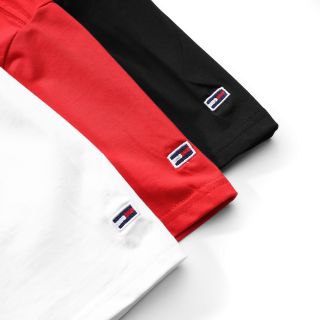 Áo thun nam, áo thun nam cao cấp, chất cotton 4c 100% , mịn , thấm hút tốt, Full tem tag mạc . LOGO THÊU XỊN XÒ Phom chuẩn - size từ 50kg - 85kg