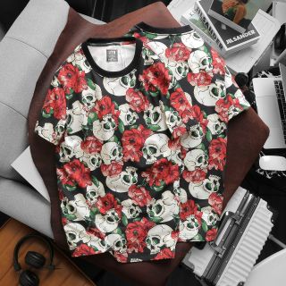 Áo thun nam, áo thun nam cao cấp, chất COTTON chính co giản 4 chiều xịn dày dặn mịn mát mặc thấm hút mồ hôi cực tốt, mẫu hoạ tiết trẻ trung vs sang trọng NAM NỮ mặc cặp OK - size từ 53kg - 87kg