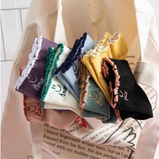 Set vớ 5 đôi hàng đẹp cổ ngắn gam màu pastel siêu xinh tối giản giá tốt sẳn sll