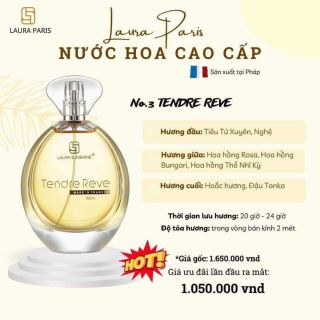 Nước hoa nữ Laura Paris #03 Tendre Reve 100ml - Nhật Kim Anh