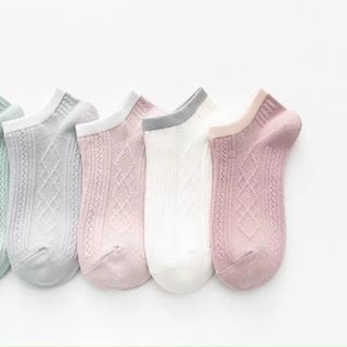Set vớ 5 đôi màu pastel xinh xắn hàng đẹp giá rẻ sẳn sỉ sll