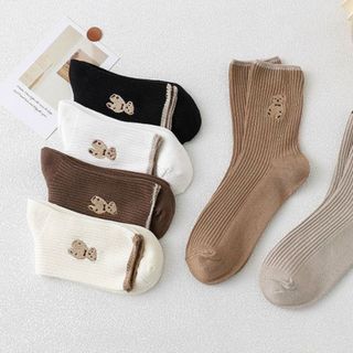 Set vớ nữa 5 đôi cổ cao hàng đẹp giá rẻ sẳn sỉ sll