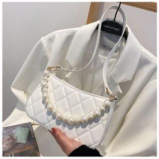 TÚI XÁCH NỮ ĐEO VAI DÂY NGỌC CAO CẤP DA LÌ SIZE 20 T004 - TRÙM SỈ VN