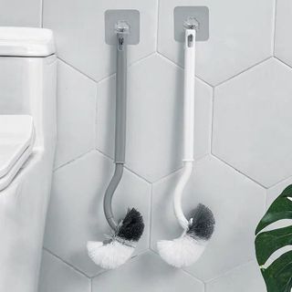 Chổi cọ hình chữ S chà vệ sinh bồn cầu toilet