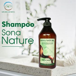 DẦU GỘI TỪ THIÊN NHIÊN SONA | Chai 800ml | Giảm Gãy Rụng Tóc - Chống chẻ ngọn -Kích Thích Mọc Tóc Và Nuôi Dưỡng Mái Tóc Chắc Khoẻ