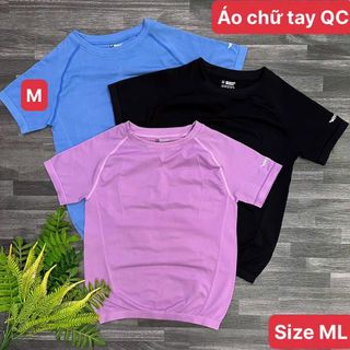 Áo tay ngắn dệt qc bassic viền Thể Thao Siêu Đẹp Giá Sỉ, Hàng Đẹp
