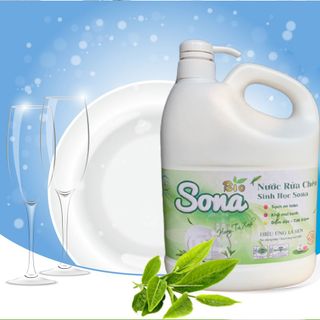 Nước Rửa Chén Hương Trà Xanh 1.6 Kg| Sản Phẩm SInh Học Chiết Xuất Từ Thiên Nhiên - Hương Dừa Tự Nhiên, đánh bay dầu mỡ, bảo vệ da tay người dùng