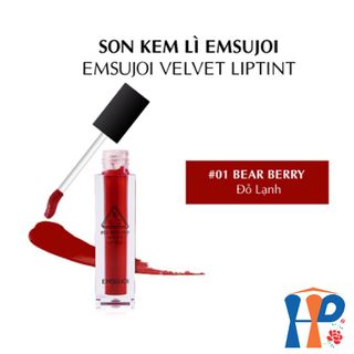 Son kem lì Emsujoi Velvet Lipstint 5ml (Made in Korea, không lem, không trôi, độ bám dính cao) Hani Peni