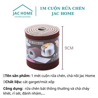 1 Mét miếng rửa chén bát chà nồi 2 mặt chà các nơi dơ bẩn siêu tiết kiệm