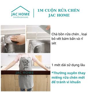 1 Mét miếng rửa chén bát chà nồi 2 mặt chà các nơi dơ bẩn siêu tiết kiệm