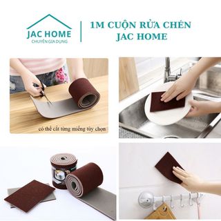1 Mét miếng rửa chén bát chà nồi 2 mặt chà các nơi dơ bẩn siêu tiết kiệm