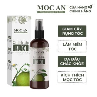 Tinh Chất Xịt Bưởi Nguyên Chất Mộc Ân Haircare 120ml giúp tóc chắc khỏe, giảm rụng tóc và dài nhanh