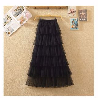Chân váy nhiểu tầng dáng dài hàng cao cấp