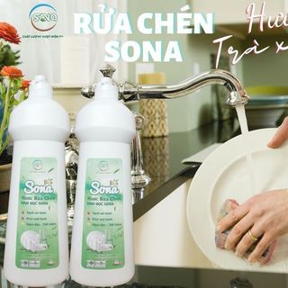 Nước Rửa Chén Hương Trà Xanh 800 Gram| Sản phẩm chiết xuất từ nhiên nhiên, an toàn cho da tay người dùng và bảo vệ môi trường