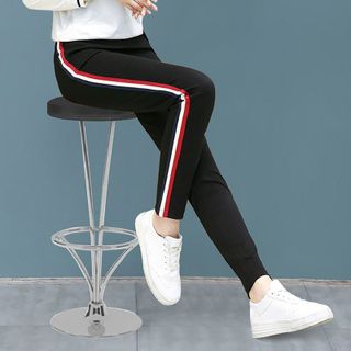 Quần thể thao nữ lót lông nhung mặc mùa đông)