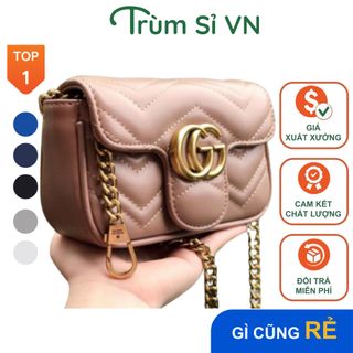 TÚI XÁCH ĐEO CHÉO NỮ CAO CẤP CHẦN TRÁM SIZE 18 T024 - TRÙM SỈ VN giá sỉ