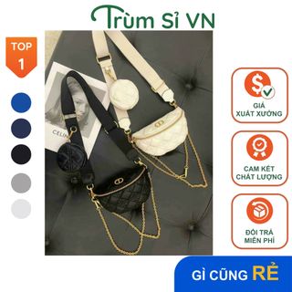 TÚI ĐEO CHÉO CD KÈM TÚI NHỎ CAO CẤP SIZE 24 T015 - TRÙM SỈ VN