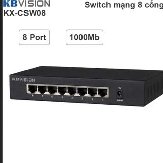 Switch Ethernet 8 Cổng KBVISION KX-CSW08 giá sỉ