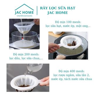 Rây lọc sữa hạt túi vải lọc sữa đậu nành vải lưới mềm mịn