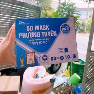 THÙNG 100C KHẨU TRANG 5D PHƯƠNG TUYẾN