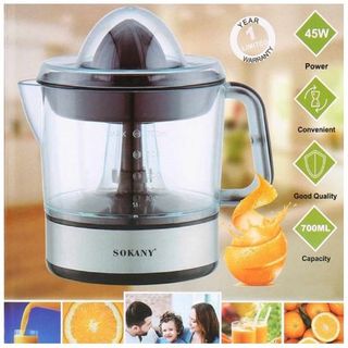 Máy vắt cam,máy ép cam SOKANY JE-6230 CHÍNH HÃNG dung tích 700ml vắt cam bằng điện tự động SALE