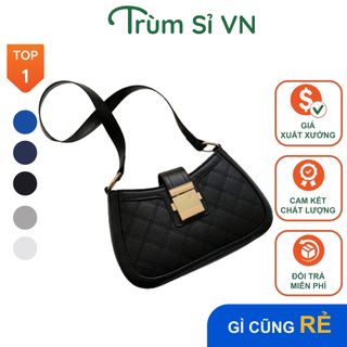 TÚI DEO VAI KẸP NÁCH NỮ CAO CẤP TÚI ĐEO CHÉO DA LÌ SIZE 20 T042 - TRÙM SỈ VN