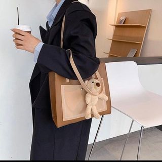 TÚI TOTE CÔNG SỞ DA MỀM CAO CẤP TẶNG KÈM MÓC TREO GẤU SIZE 32 T058 - TRÙM SỈ VN