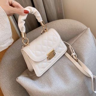 TÚI XÁCH ĐEO CHÉO NỮ CAO CẤP QUAI NHÚN DA LÌ SIZE 20 T074 -TRÙM SỈ VN