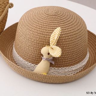 Mũ cói cho bé/ Mũ cói thỏ S3-8y MC12.41