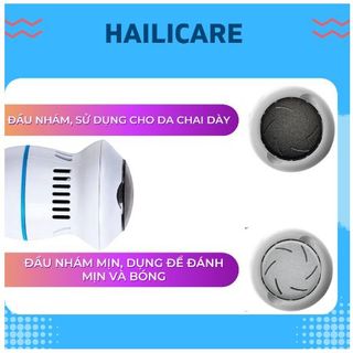 Máy chà gót chân, dụng cụ chà gót chân tẩy da chết cao cấp -hailicare