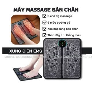 Thảm massage chân EMS CÓ MÀN HÌNH HIỂN THỊ giúp lưu thông khí huyết, giảm đau mỏi chân, chăm sóc sức khỏe