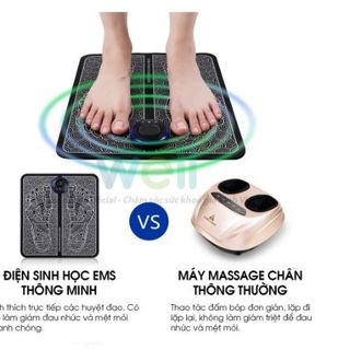 Thảm massage chân EMS CÓ MÀN HÌNH HIỂN THỊ giúp lưu thông khí huyết, giảm đau mỏi chân, chăm sóc sức khỏe