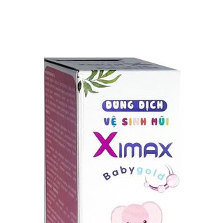 Dung dịch vệ sinh mũi Ximax Baby Gold làm loãng dịch nhầy mũi, giúp mũi thông thoáng để thở - Chai 70ml giá sỉ