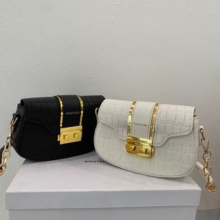 TÚI ĐEO CHÉO NỮ ĐEO VAI XÁCH TAY CAO CẤP VÂN CÁ SẤU SIZE 20 T113 - TRÙM SỈ VN