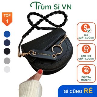 TÚI XÁCH TÚI ĐEO CHÉO DẬP VÂN CAO CẤP SIZE 22 T091 - TRÙM SỈ VN