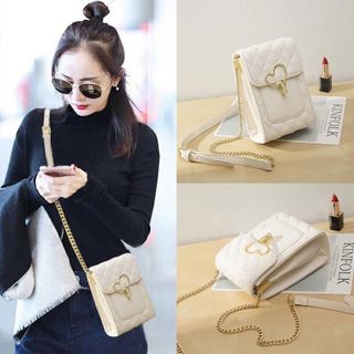 TÚI ĐEO CHÉO CAO CẤP ĐỰNG ĐIỆN THOẠI MINI DA CHẦN TRÁM T087 - TRÙM SỈ VN