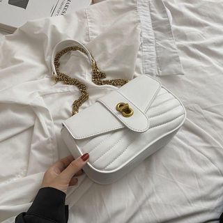 TÚI XÁCH ĐEO CHÉO CAO CẤP PHONG CÁCH HÀN CHẦN TRÁM SIZE 22 T105 - TRÙM SỈ VN