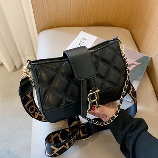 TÚI ĐEO CHÉO CHỮ D CAO CẤP CHẦN TRÁM 2 DÂY SIZE 20 T081 - TRÙM SỈ VN